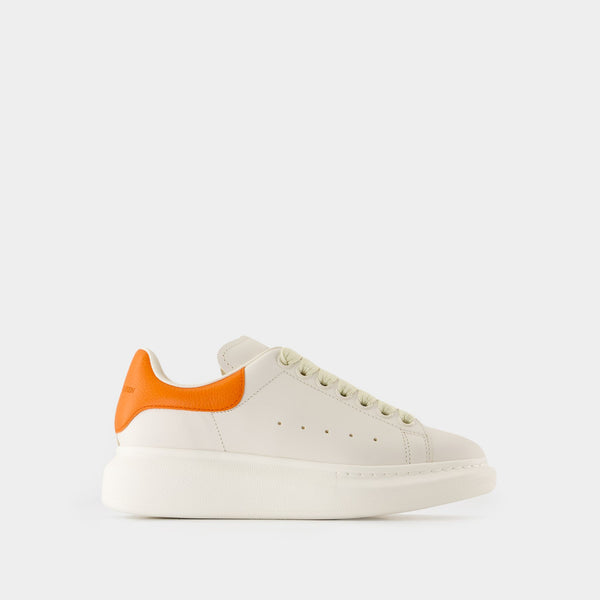 Alexander McQueen White and Orange Athletic Shoes Buy Alexander McQueen Oversized Sneaker Kids  main image 2