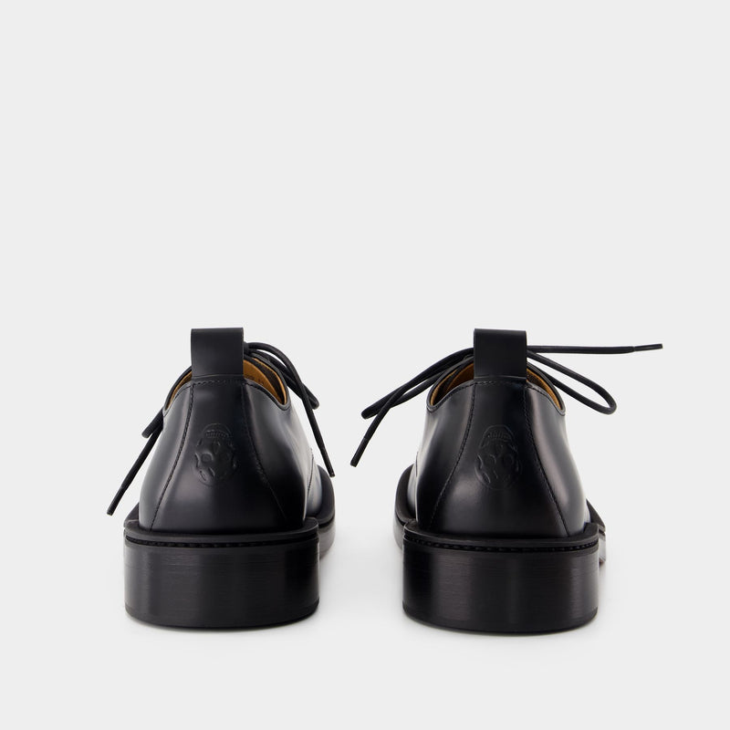 Lace Up Derbies - Alexander McQueen - Leather - Black Lace Up Derbies - Alexander McQueen - Leather - Black
