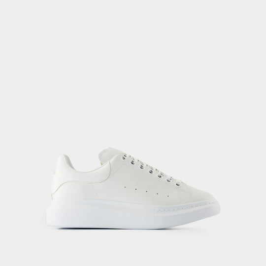 Sneakers Oversized - Alexander McQueen - Leather - White