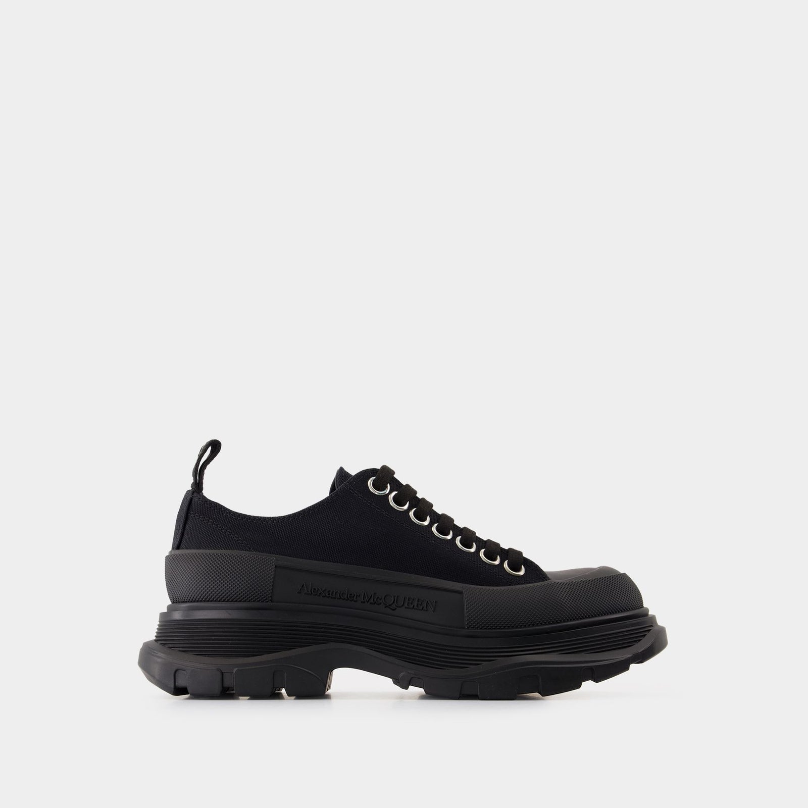Tread Slick Sneakers - Alexander McQueen - Canvas - Black