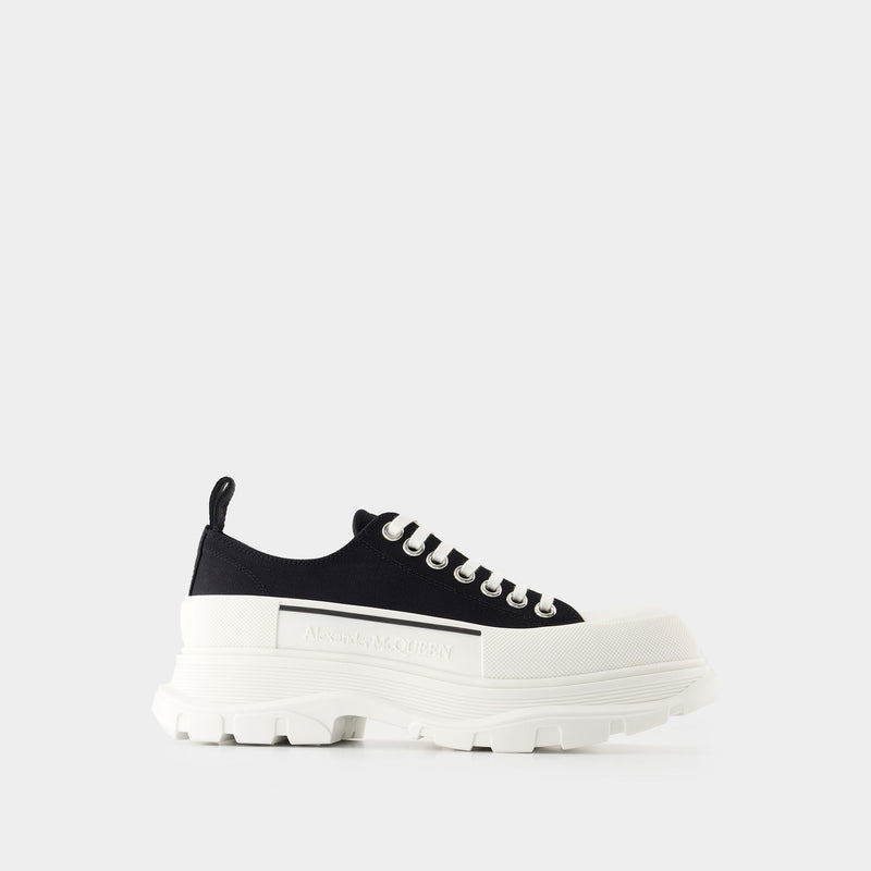 Tread Slick Sneakers - Alexander McQueen - Canvas - Black