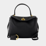 Rodeo Top Handle Mini Purse - Balenciaga - Leather - Black