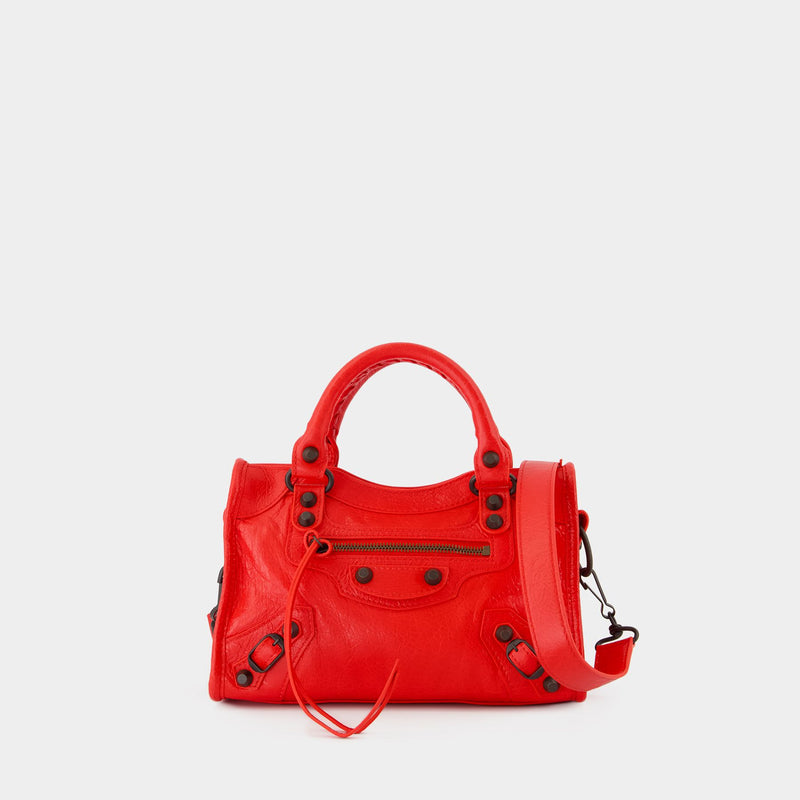 Le City Mini Crossbody - Balenciaga - Leather - Red