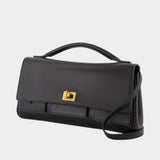 Bel Air Clap On Crossbody - Balenciaga - Leather - Black