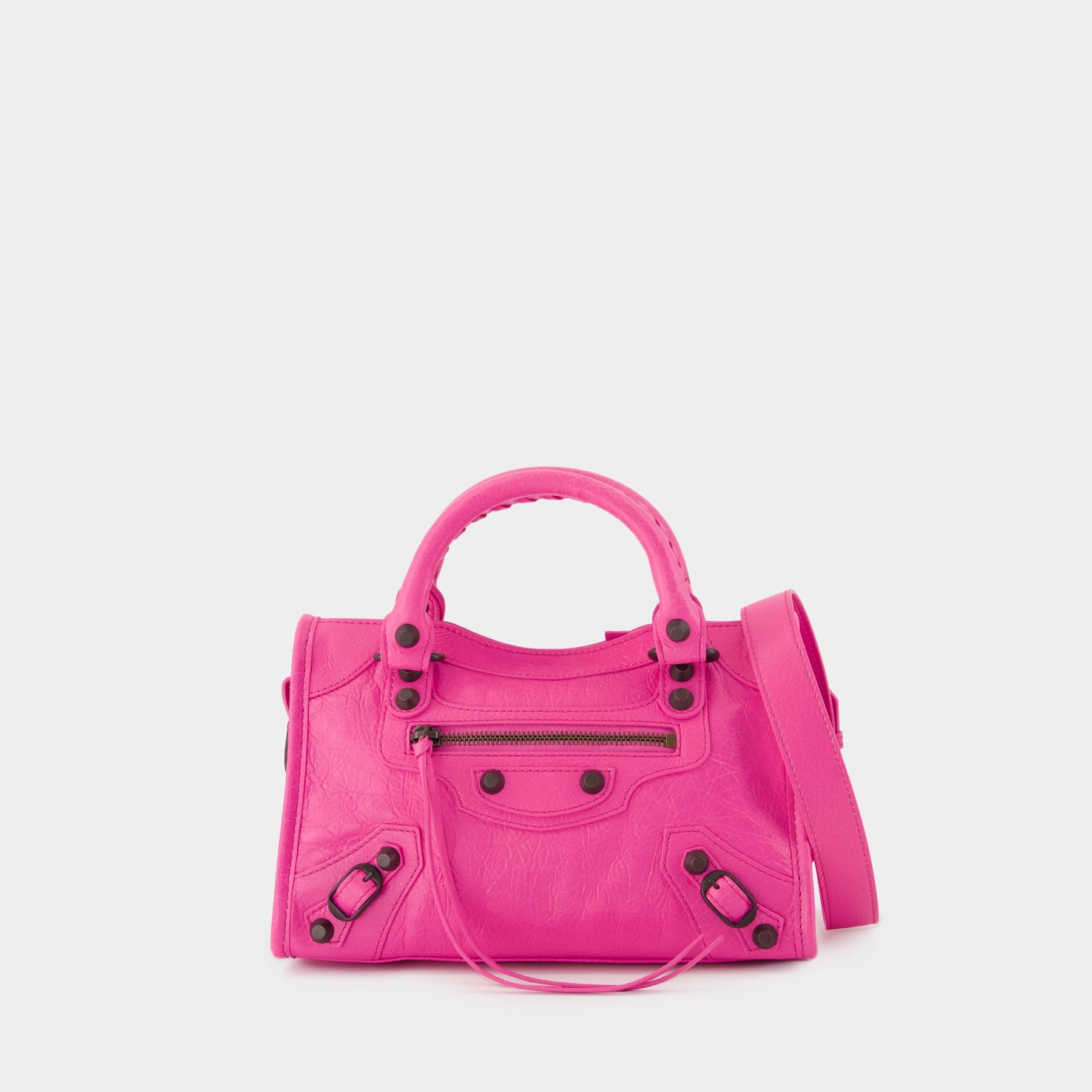 ショルダーバッグ・ポシェット BALENCIAGA Women Messenger Bags 771640 2AA6T 5908 pink Balenciaga Small BB Soft Flap Leather Shoulder Bag | Pink