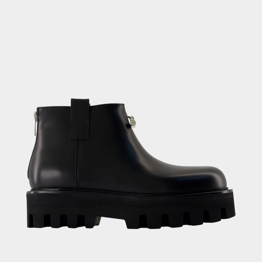 Ankle Boots - Alexander McQueen - Leather - Black