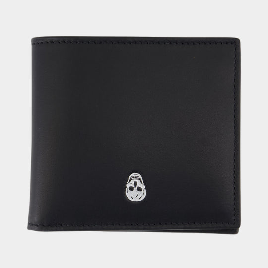 Bi Fold Cc wallet - Alexander McQueen - Leather - Black