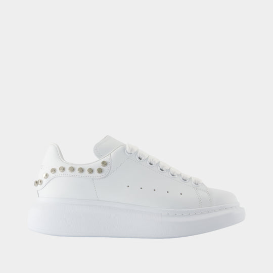 Oversized Sneakers - Alexander McQueen - Leather - White