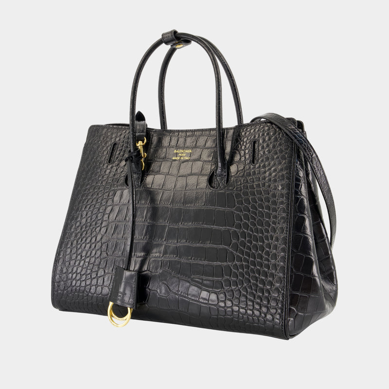 Hampton Carry All Small Shopper Bag - Balenciaga - Leather - Black