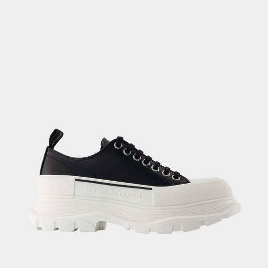 Tread Slick Sneakers - Alexander McQueen - Leather - Black