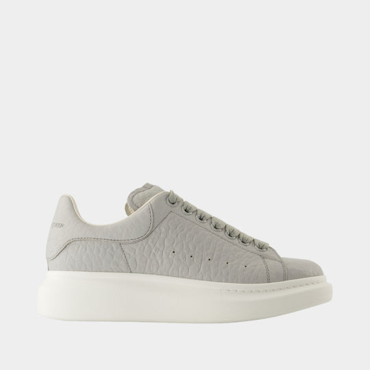 Oversized Sneakers - Alexander McQueen - Leather - Grey