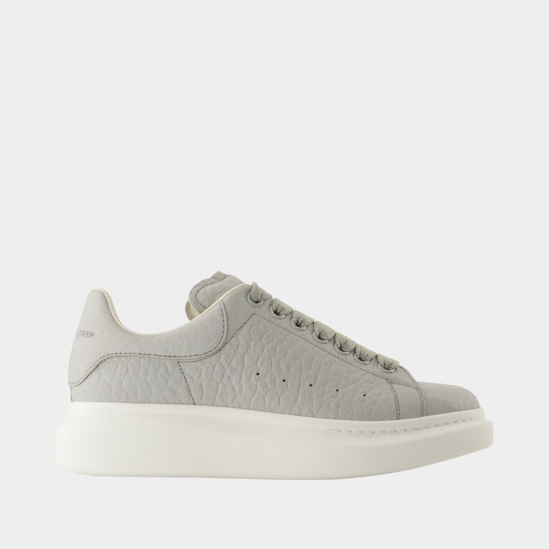 Oversized Sneakers - Alexander McQueen - Leather - Grey
