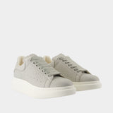 Oversized Sneakers - Alexander McQueen - Leather - Grey