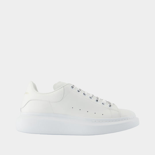 Oversized Sneakers - Alexander McQueen - Leather - White