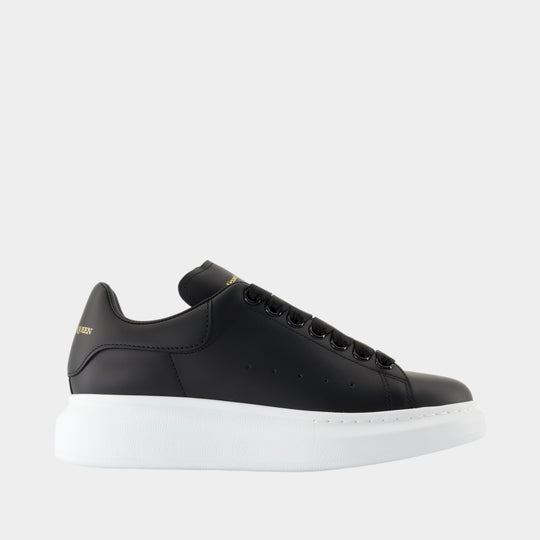 Sneakers Oversized - Alexander McQueen - Leather - Black