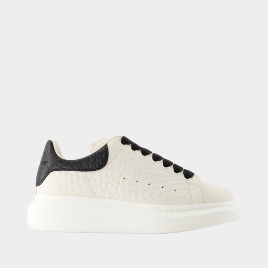 Oversized Sneakers - Alexander McQueen - Leather - White