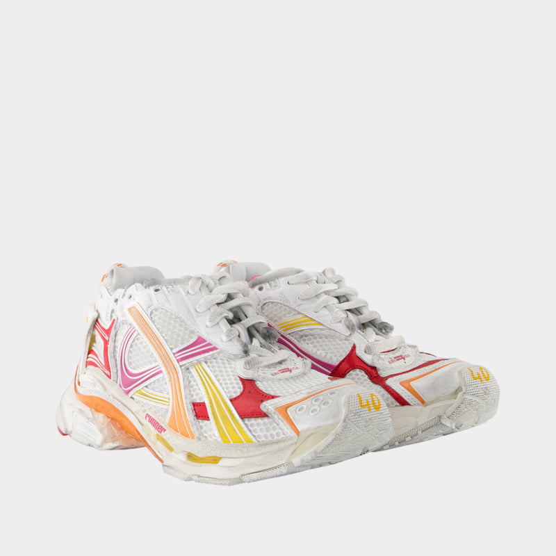 Runner Sneakers - Balenciaga - Synthetic - White