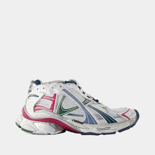 Runner Sneakers - Balenciaga - Synthetic - White