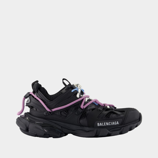 Track Sneakers - Balenciaga - Leather - Black