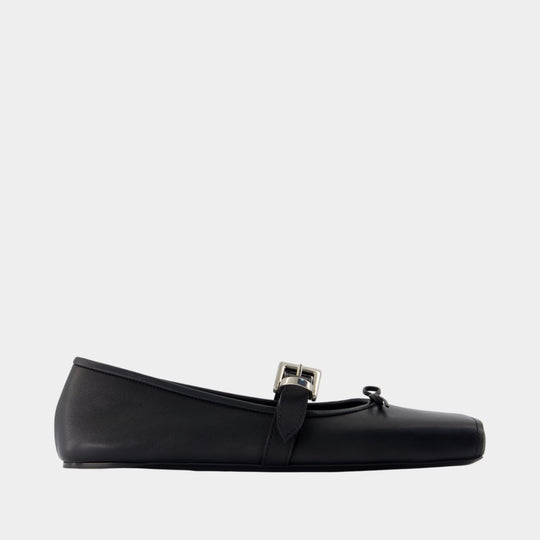 Bel Air Ballerinas - Balenciaga - Leather - Black