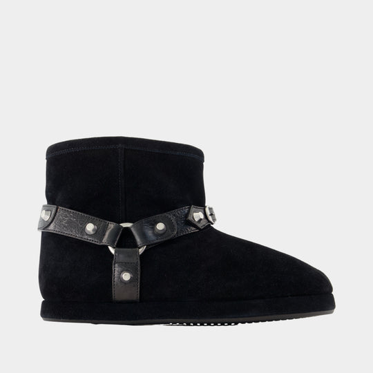 Alaska Soft Ankle Boots - Balenciaga - Leather - Black