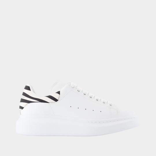 Oversized Sneakers - Alexander McQueen - Leather - White