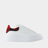 Oversized Sneakers - Alexander McQueen - Leather - Red