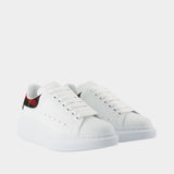 Oversized Sneakers - Alexander McQueen - Leather - Red
