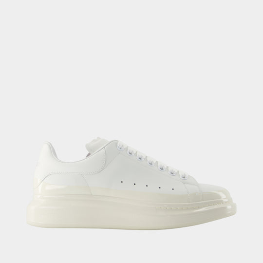Oversized Sneakers - Alexander McQueen - Leather - White