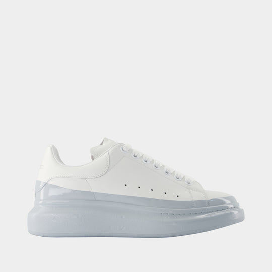 Oversized Sneakers - Alexander McQueen - Leather - Blue