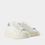 Oversized Sneakers - Alexander McQueen - Leather - White