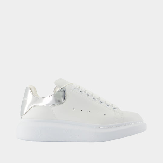 Oversized Sneakers - Alexander McQueen - Leather - White