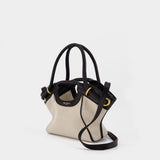 Tote Small - Balmain - Leather - Ivory