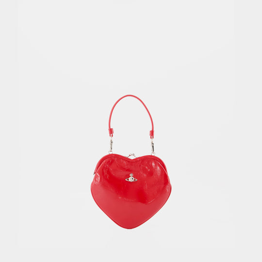 Belle Heart Frame Shoulder Bag - Vivienne Westwood - Leather - Red