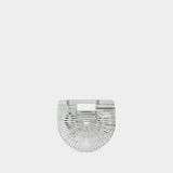 Gaia's Ark Mini Top Handle Clutch - Cult Gaia - Synthetic - Silver
