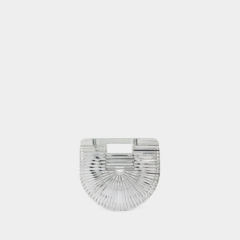 Gaia's Ark Mini Top Handle Clutch - Cult Gaia - Synthetic - Silver