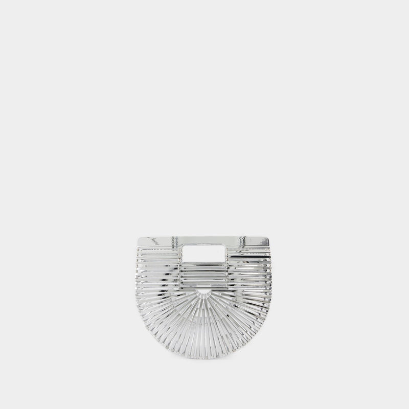 Gaia's Ark Mini Top Handle Clutch - Cult Gaia - Synthetic - Silver