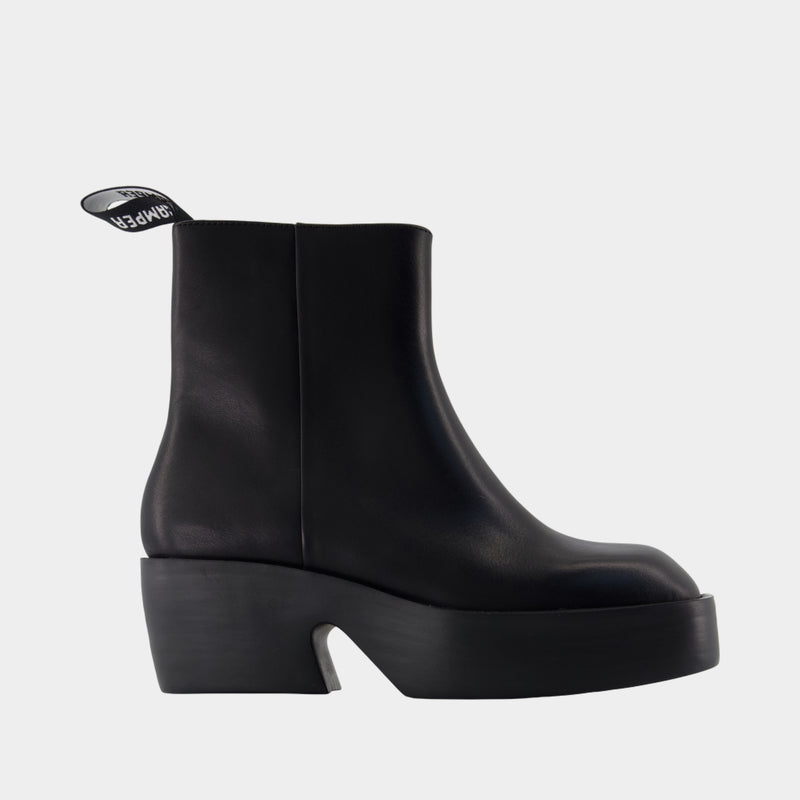 Billie Ankle Boots - Camper - Leather - Black