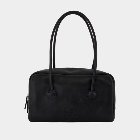 Soft Boston Shoulder Bag - Margesherwood - Leather - Black