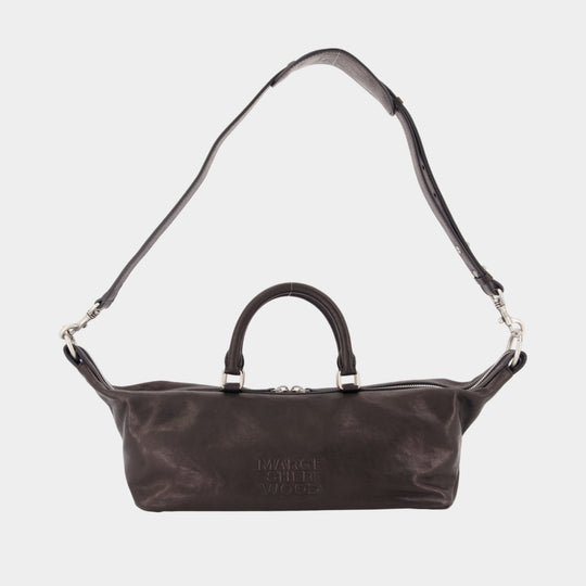 Dumpling Ew Handbag – Margesherwood – Leather – Faded Black