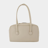 Soft Boston Shoulder Bag – Margesherwood – Leather – Beige