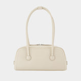 Soft Boston Ew Shoulder Bag - Margesherwood - Leather - Ivory