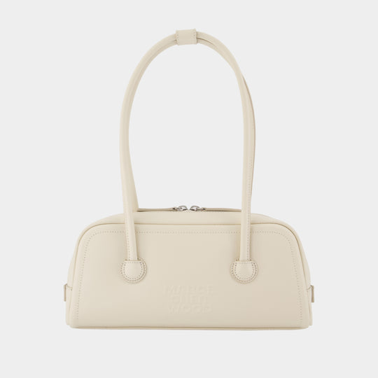 Soft Boston Ew Shoulder Bag - Margesherwood - Leather - Ivory