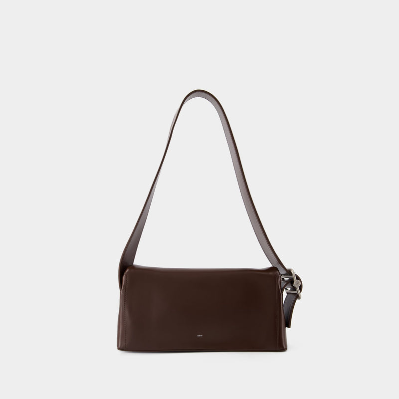 Folder Brot Hobo Bag - Osoi - Leather - Chocolate Brown