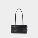 Shoulder Brocle Shoulder Bag - Osoi - Leather - Black