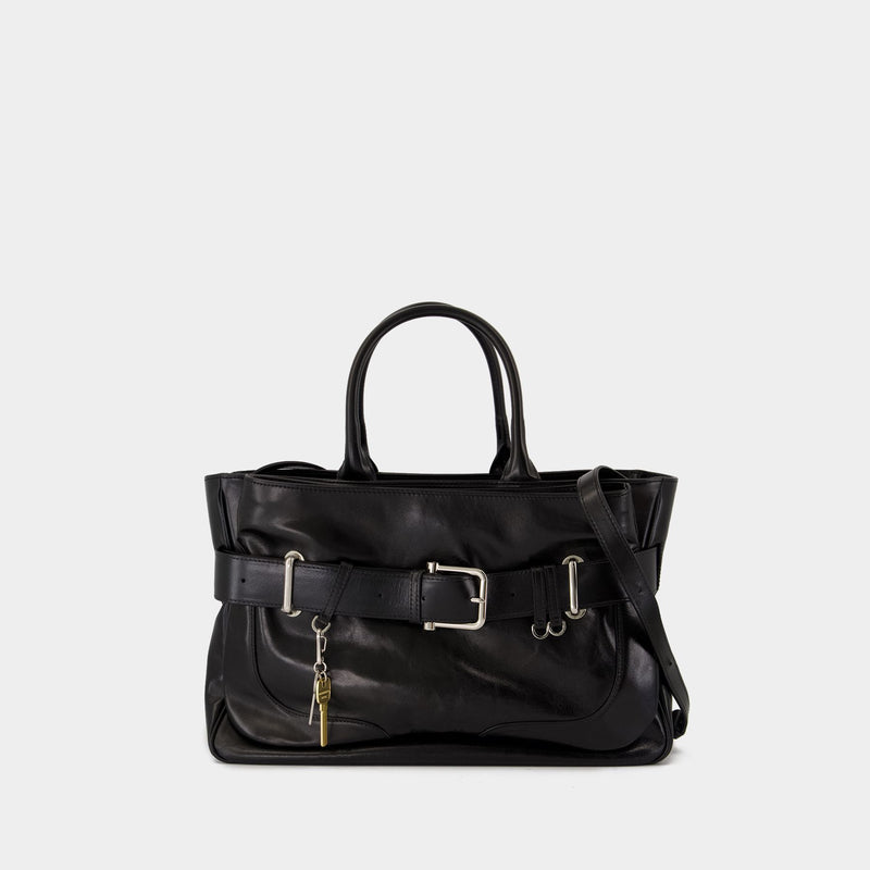 Brocle Shopping Bag - Osoi - Cotton - Black