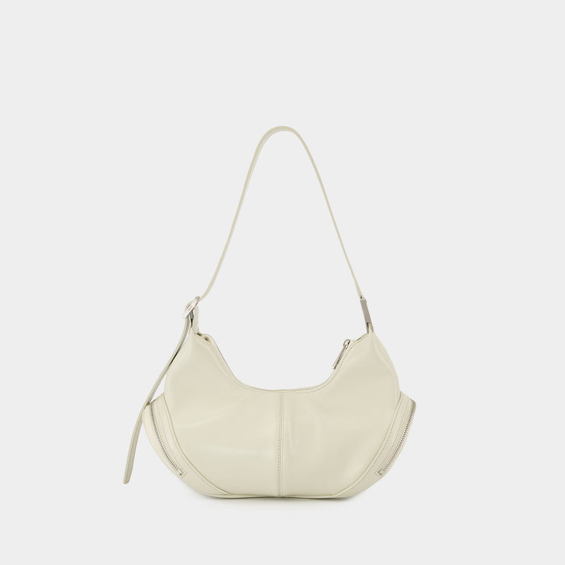 Cargo Shoulder Bag - Osoi - Leather - Cream