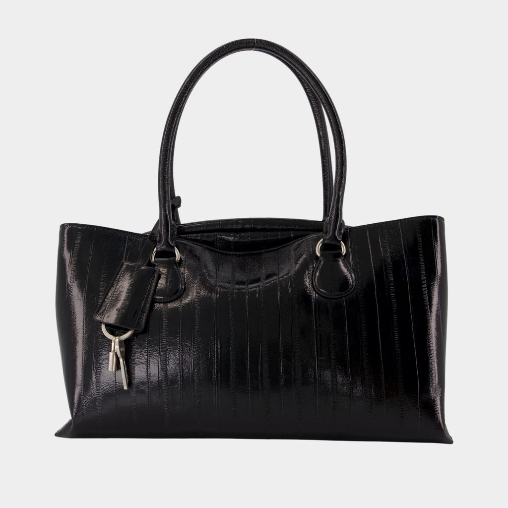 Shell Brot Bag - Osoi - Leather - Black
