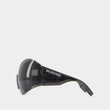 Bb0180s Sunglasses - Balenciaga - Nylon - Grey