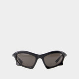 Bb0229s Sunglasses - Balenciaga - Acetate - Black